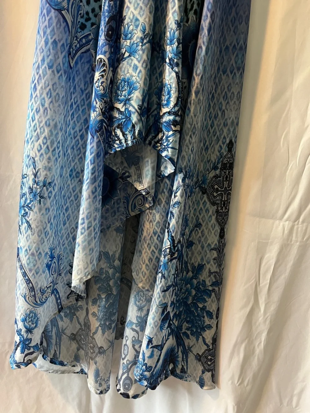 Blue Bohemian Halter Maxi Dress - Picture 5 of 6